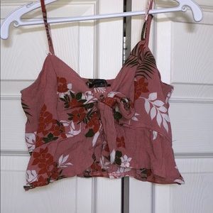 floral crop top